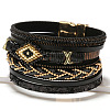 Bohemian Style Imitation Leather Multi-strand Bracelets for Women WG6653F-03-1