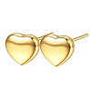 Heart 304 Stainless Steel Stud Earrings FS-WGBF13B-05-1