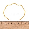 304 Stainless Steel Cuff Bangle for Women BJEW-C076-05G-5