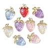 10Pcs 5 Styles Transparent Acrylic Pendants MACR-FS0002-09-3