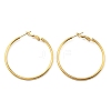 Ion Plating(IP) 316 Surgical Stainless Steel Hoop Earrings for Women EJEW-C053-08A-G-1