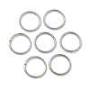 Tarnish Resistant 304 Stainless Steel Open Jump Rings STAS-J013-14xx1.2mm-01-1