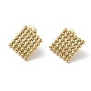 304 Stainless Steel Stud Earrings EJEW-Z026-01G-1