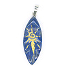 Natural Lapis Lazuli Pendants PW-WG1E8C3-01-1