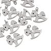 SHEGRACE Brass Micro Pave Black Cubic Zirconia Pendants XGRQ4S655-746P-1