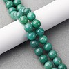 Natural Green Onyx Agate(Dyed & Heated) Beads Strands G-K393-A03-10mm-1