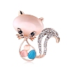 Alloy Brooch PW-WG32526-01-4