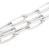 304 Stainless Steel Paperclip Chains CHS-H031-02P-1