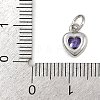 Brass with Cubic Zirconia Pendants KK-A269-67P-4