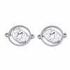 Tarnish Resistant 201 Stainless Steel Links connectors X-STAS-N087-22-07P-1
