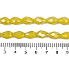 Opaque Solid Color Electroplate Glass Beads Strands EGLA-N013-P8mm-B06-4