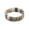 Natural Rutilated Quartz Gemstone Beaded Stretch Bracelets for Women Men BJEW-M049-18B-4