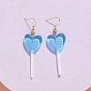 Stainless Steel Plastic Dangle Earrings FS-WG9C83A-03-1