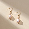 Natural Pearl Dangle Earrings EJEW-JE05167-02-2