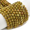 Natural Yellow Green Opal Beads Strands G-D306-A06-4mm-2