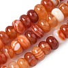 Natural Red Agate Beads Strands G-H295-C03-20-3