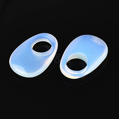 Opalite Large Hole Pendants G-N348-06B-01-1