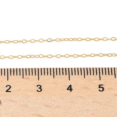 1/20 14K Gold Filled Cable Chain Necklaces for Women Men NJEW-Z068-02G-02-1