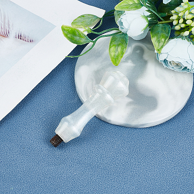 Natural Quartz Crystal Handle DIY-WH0224-87B-1