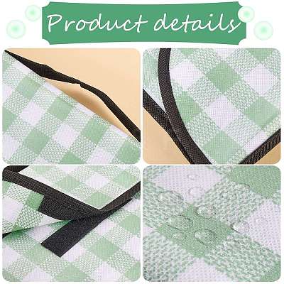 Portable Tartan Patern Non Woven Picnic Mat JX572B-01-1