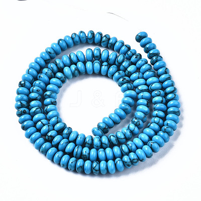 Synthetic Turquoise Beads Strands G-S366-119-1