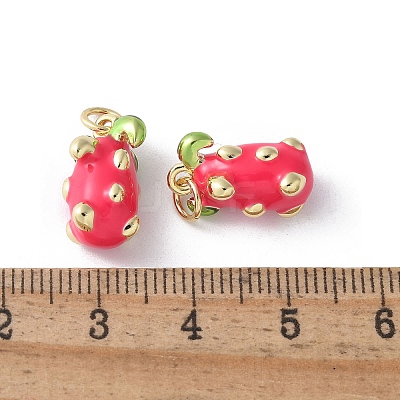 Brass Enamel Pendants KK-D336-06G-05-1