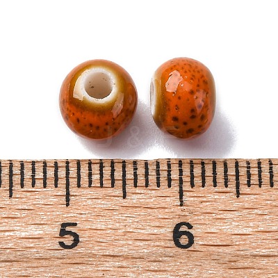 Bright Glazed Porcelain Beads PORC-D300-A41-1
