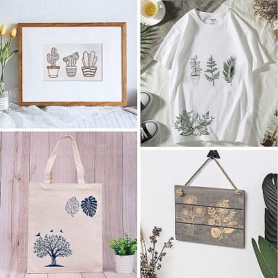 Christmas Reindeer Self-Adhesive Silk Screen Printing Stencil DIY-OC0001-99B-1