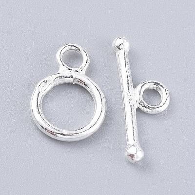 925 Sterling Silver Toggle Clasps STER-K167-078S-1