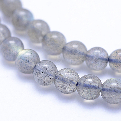 Natural Labradorite Beads Strands LS-G-P342-09A-5mm-A++-1