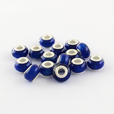 Large Hole Resin European Beads OPDL-R118-05B-1