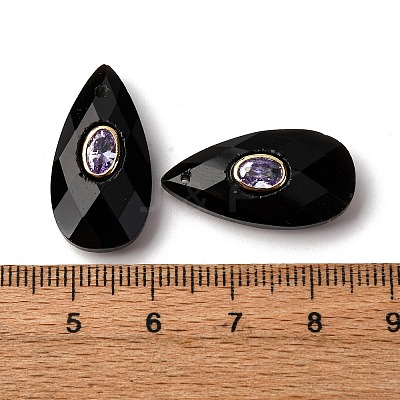 Natural Mixed Gemstone Pendants G-P586-01G-M-1
