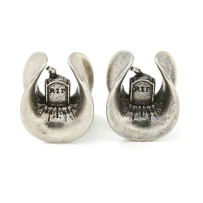 Brass Ear Gauges Flesh Tunnels Plugs EJEW-P293-04B-AS01-1