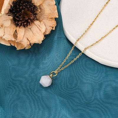 Natural White Jade Charms G-S359-015I-1