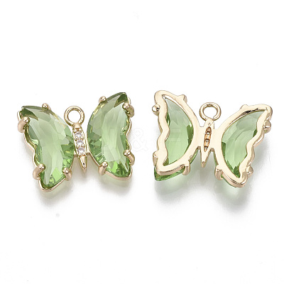 Glass Pendants X-GLAA-T021-24C-1