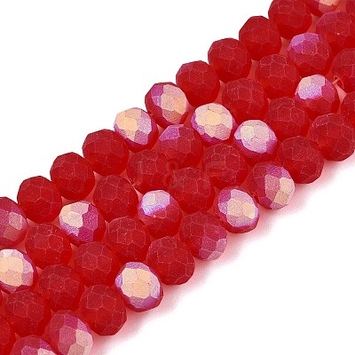 Transparent Glass Beads Strands EGLA-A044-T8mm-MB01-1