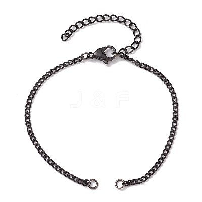 304 Stainless Steel Chain Bracelet Making AJEW-JB01212-1