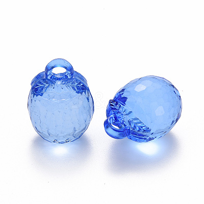 Autumn Theme Transparent Acrylic Pendants LS-TACR-T024-04B-940-1