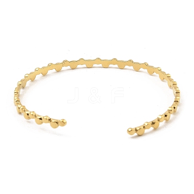 304 Stainless Steel Cuf Bangles BJEW-P302-02G-1