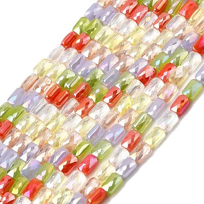 Electroplate Glass Beads Strands EGLA-D300-05-05-1