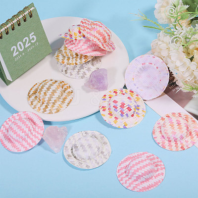 30Pcs 5 Colors Mini Straw Hat for Doll Decorative Accessories DIY-BC0014-20-1