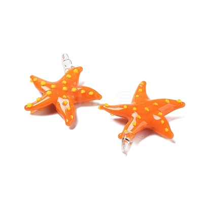 Three-Dimensional Handmade Lampwork Pendants LAMP-D020-01A-1