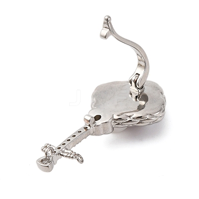 Brass Twister Clasps KK-A256-03P-1