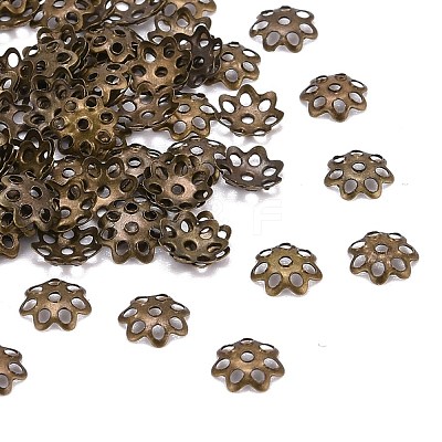 Iron Bead Caps IFIN-R197-AB-1