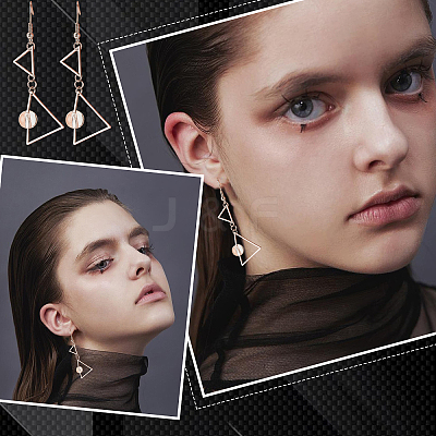 Geometric Charm Drop Earrings DIY Making Kit DIY-UN0002-98-1