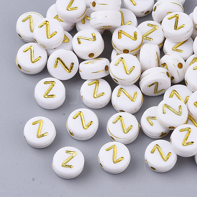 Plating Acrylic Beads X-PACR-R242-01Z-1