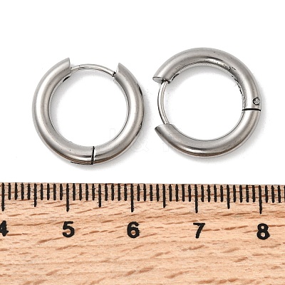 316F Stainless Steel Hoop Earrings EJEW-D341-01D-P-1