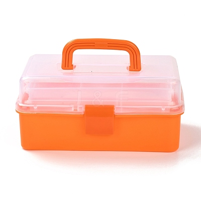 Rectangle Portable PP Plastic Storage Box CON-D007-01B-1