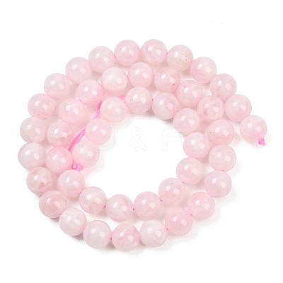 Pink Color Natural Madagascar Rose Quartz Beads Strands G-F641-01-B-1