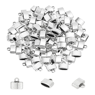100Pcs Tibetan Style Alloy Cord Ends FIND-NB0004-53-1